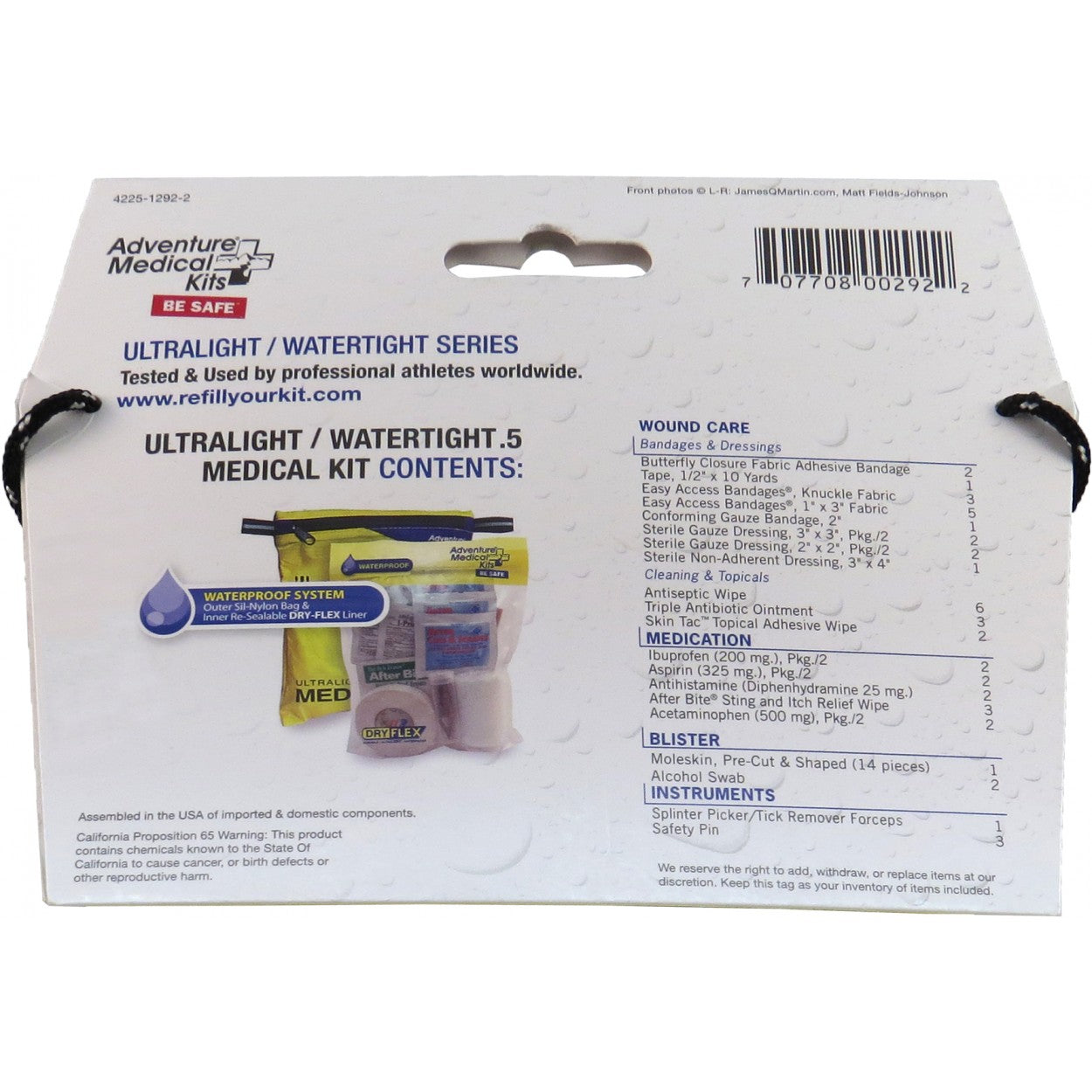 Adventure Medical First Aid Ultralight .5 Medical Kit 0125-0292 | 2024